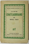 Marcel ROUFF - La vie de Chateaubriand - 1929 - Envoi de l auteur - Photo 1, livre rare du XXe siècle
