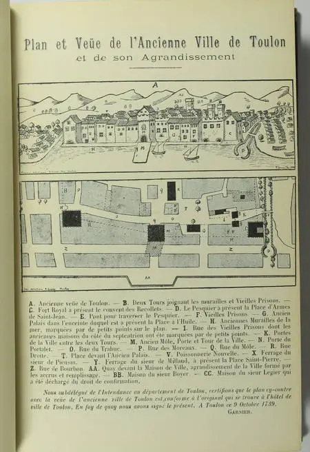 MONGIN - Toulon ancien et ses rues - 1901 - 2 tomes en un volume relié - Photo 2, livre rare du XXe siècle