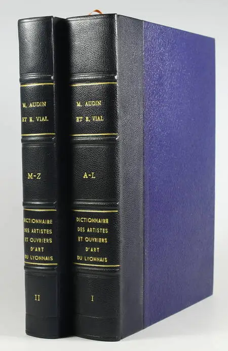 AUDIN et VIAL. Dictionnaire des artistes et ouvriers d'art de la France : Lyonnais, livre rare du XXe siècle