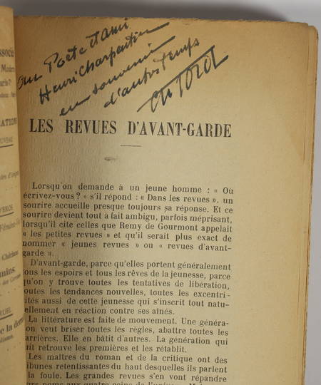 CAILLARD et FOROT - Avant-garde - Revues -  Belles lettres - 1924 - Photo 0, livre rare du XXe siècle
