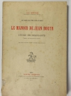 [Paris] MOUTON - Le manoir de Jean Bouyn et l Ecole des Beaux-arts 1912 - Photo 0, livre rare du XXe siècle