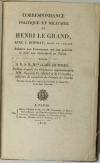 Correspondance de Henri IV avec Roussat, maire de Langres - 1816 - Photo 2, livre rare du XIXe siècle