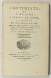 COLLIN d HARLEVILLE - L optimiste ou l homme content de tout - 1788 - Photo 0 - livre ancien