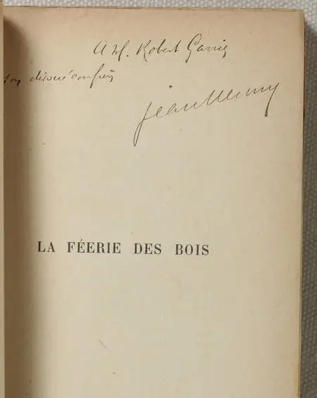 Jean NESMY - La féerie des bois - 1927 - EO - Envoi de l'auteur - Photo 0 - livre de bibliophilie