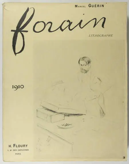 Photo livre n°1. GUERIN Marcel. Forain lithographe, livre rare du XXe siècle