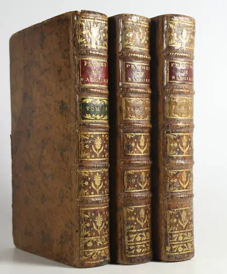 BADOIRE - Prônes sur le sacrifice de la messe - 1765 - 3 volumes - Photo 0, livre ancien du XVIIIe siècle