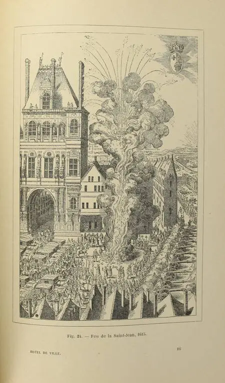 Jehan de La Cité - L'hôtel de ville de Paris et la grève - (vers 1895) - Photo 0 - livre de bibliophilie