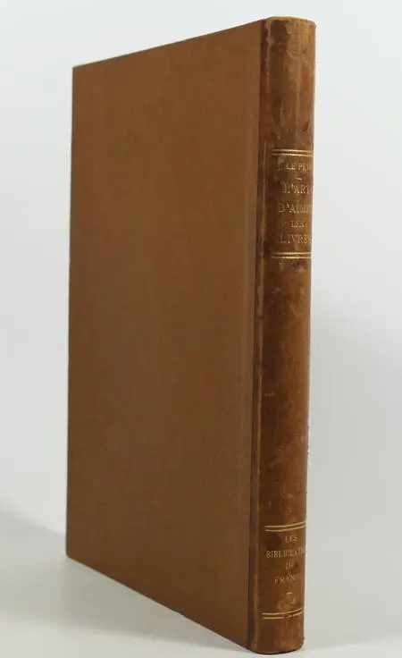 LE PETIT - Art d'aimer les livres et de les connaître 1938 - sur chiffon - Etui - Photo 0, livre rare du XXe siècle