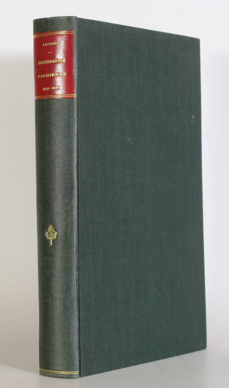 LACOMBE - Bibliographie parisienne. Tableaux de moeurs (1600-1880) - 1887 - Photo 0, livre rare du XIXe siècle