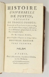 Histoire universelle de Justin, extraite de Trogue-Pompée - 1788 - 2 volumes - Photo 1, livre ancien du XVIIIe siècle