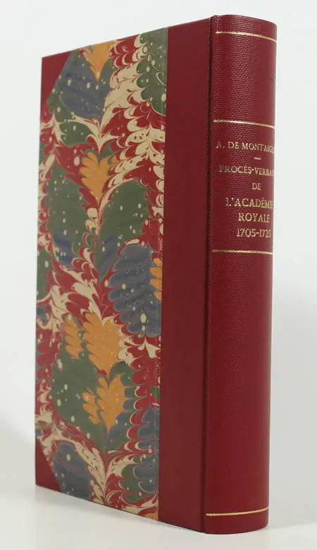 Montaiglon - Procès-verbaux Académie Royale de Peinture et Sculpture 1705-1725 - Photo 0, livre rare du XIXe siècle