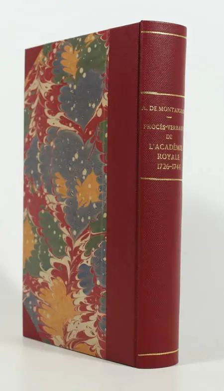 Montaiglon - Procès-verbaux Académie Royale de Peinture et Sculpture 1726-1744 - Photo 0, livre rare du XIXe siècle