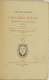 Montaiglon - Procès-verbaux Académie Royale de Peinture et Sculpture 1726-1744 - Photo 1, livre rare du XIXe siècle