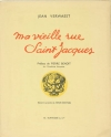 VERWAEST - Ma vieille rue Saint Jacques - 1953 Illustré par Henri Breton - Envoi - Photo 1, livre rare du XXe siècle