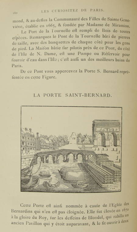 Les curiositez de Paris, Versailles, Marly, Vincennes, St Cloud (1716) - 1883 - Photo 1, livre rare du XIXe siècle
