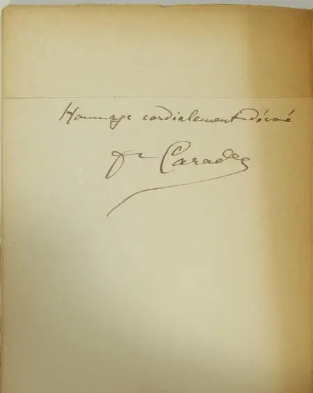 CARADEC (TH.). Coins d'Auvergne. Paysages, sites, gens de la plaine et de la montagne, moeurs et légendes, vieilles ruines, poussières d'histoire, stations thermales, etc., etc., livre rare du XXe siècle