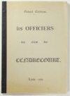 CARTERON - Les officiers du nom de Cendrecourt - 1984 - Photo 0, livre rare du XXe siècle