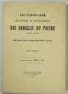BEAUCHET-FILLEAU - Familles du Poitou : Herb à Iso - 1965 - Photo 0 - livre du XXe siècle