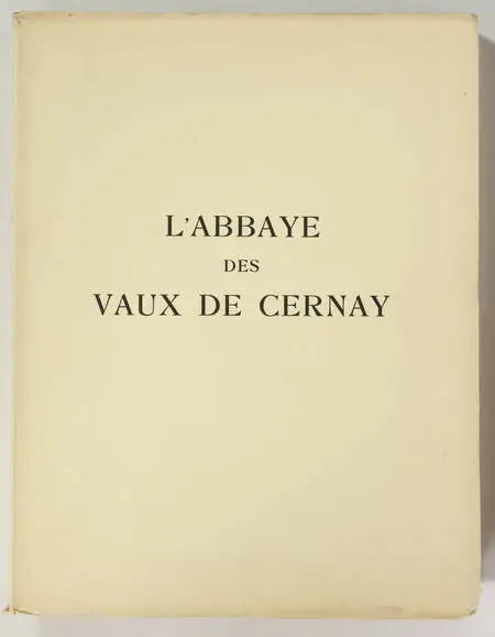 Aubert et Verrier - Abbaye des Vaux de Cernay - 1931 - 1/25 Japon - Photo 0 - livre de bibliophilie