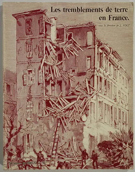 VOGT - Les tremblements de terre en France - 1979 - Carte, tableaux - Photo 0, livre rare du XXe siècle