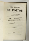 GIRAUDEAU - Précis historique du Poitou (vers 1843) - 2 cartes en couleurs - Photo 1 - livre d occasion