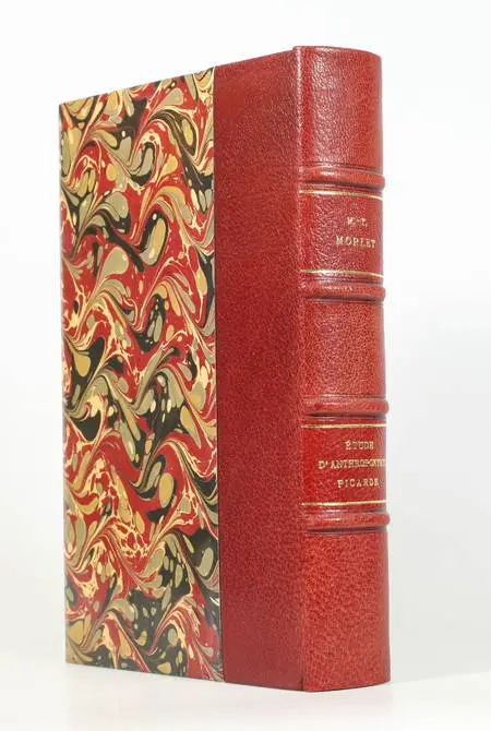 MORLET - Anthroponymie en haute Picardie XIIIe-XVe s. - 1967 - Relié maroquin - Photo 0 - livre de bibliophilie