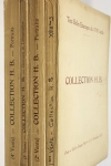 ROUSSEAU (Maurice, expert). Collection H. B. [Henri Béraldi] : Catalogue des très belles estampes du XVIIIe siècle (12 et 13 décembre 1927) - Catalogue des très beaux portraits des XVIIe, XVIIIe et XIXe siècles (30 novembre et 1er décembre 1928)  - Catalogue des très belles gravures et lithographies du XIXe siècle (31 mai 1929) - Catalogue des très beaux portraits des XVIe au XIXe siècle (7 et 8 avril 1930)