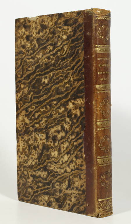 DUFEY - Dictionnaire historique des environs de Paris - 1835 - Carte en couleurs - Photo 1, livre rare du XIXe siècle