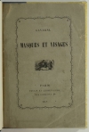 GAVARNI - Masques et visages - 1857 - Vignettes gravées sur bois - Photo 2, livre rare du XIXe siècle