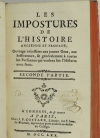 Les impostures de l histoire - Ouvrage nécessaire aux jeunes gens - 1770 - Photo 2 - livre rare