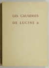 Les causeries de Lucine - Etude de psychologie sexuelle. Préface du Dr Minime - Photo 1 - livre d occasion