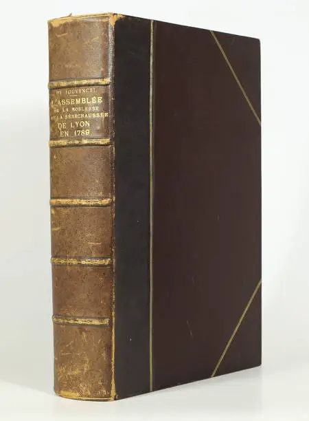 JOUVENCEL - L'assemblée de la noblesse de la sénéchaussée de Lyon en 1789 - 1907 - Photo 0 - livre de collection