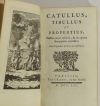 CATULLE, TIBULLE et PROPERCE - Barbou, 1754 - Figures - Photo 2 - livre ancien