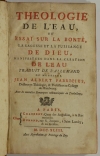Jean Albert FABRICIUS - Théologie de l eau - 1743 - Photo 1, livre ancien du XVIIIe siècle
