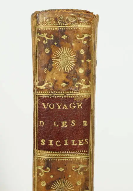 SWINBURNE - Voyages dans les deux siciles - 1785 - Dos armes de Fleurieu - Photo 0, livre ancien du XVIIIe siècle