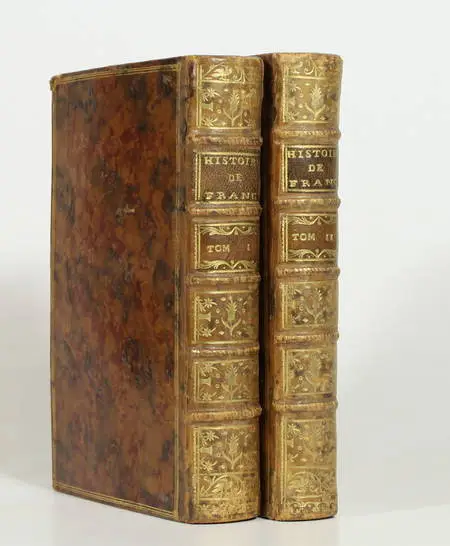 Nouvel abrégé chronologique de l'histoire de France - 1756 - 2 volumes - Photo 0 - livre d'occasion