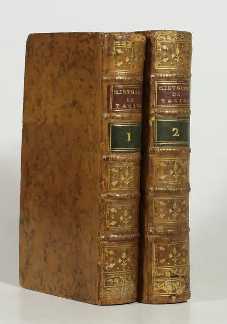 TACITE - Histoire - 1772 - Notes de Dotteville - 2 volumes - Plans - Photo 0 - livre ancien