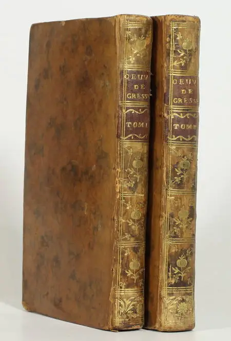GRESSET - Oeuvres - Londres, Kermaleck, 1751 - 2 volumes - Photo 0, livre ancien du XVIIIe siècle