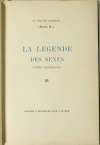 HARAUCOURT - La légende des sexes. Poèmes hystériques - Photo 2, livre rare du XXe siècle