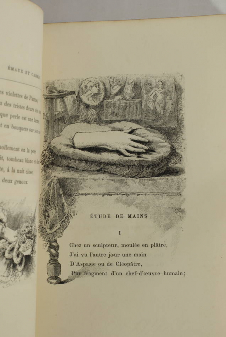 Théophile GAUTHIER - Emaux et camées  - 1887 - Avec la prime aux souscripteurs - Photo 3, livre rare du XIXe siècle