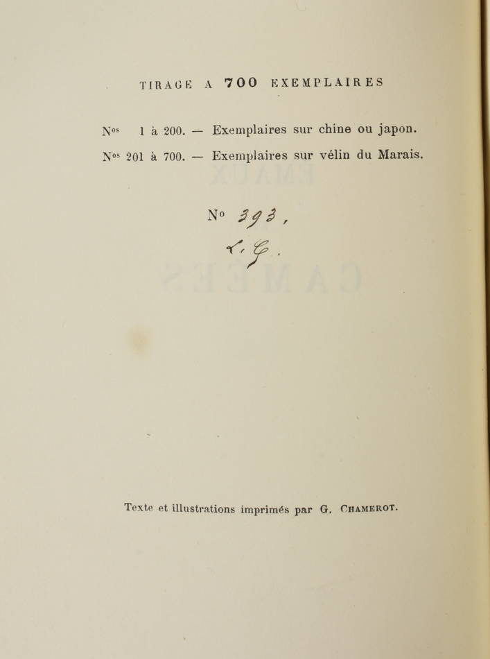 Théophile GAUTHIER - Emaux et camées  - 1887 - Avec la prime aux souscripteurs - Photo 4, livre rare du XIXe siècle