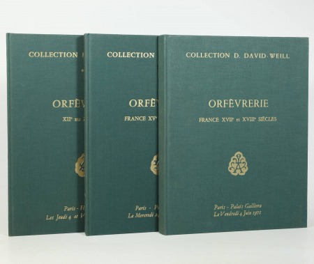 Orfèvrerie - Collection D. David-Weill - 3 volumes - 1971-1972 - Photo 0 - livre de bibliophilie