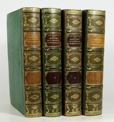 MICHIELS - Histoire de la peinture flamande et hollandaise - 1845 - 4 vols - EAS - Photo 0 - livre d'occasion