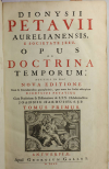 PETAU - Opus de doctrina temporum - 1705 - Plein vélin hollandais - 3 tomes en 1 - Photo 3 - livre rare
