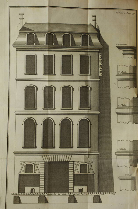 GINET - Toisé général du bâtiment, concernant la maçonnerie ... 1761 - Planches - Photo 0 - livre ancien