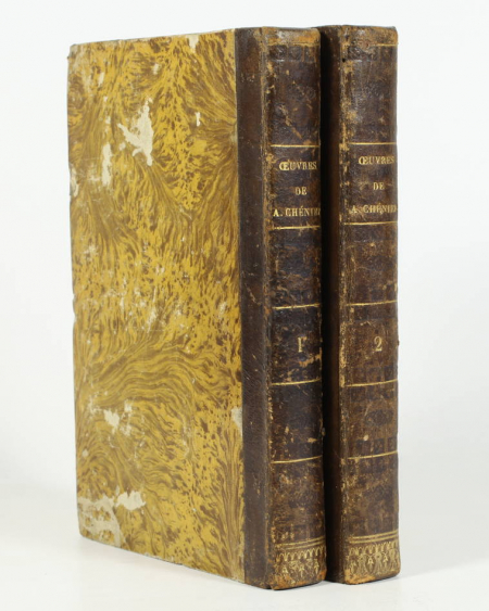 CHENIER - Oeuvres anciennes + Oeuvre posthumes - 1826 - 2 volumes - Photo 0, livre rare du XIXe siècle