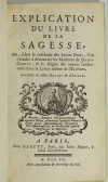 DUGUET et d ASFELD - Explication du livre de la sagesse - 1755 - Photo 1 - livre rare