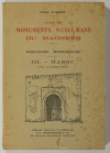 PIQUET Autour des monuments musulmans du Maghreb. Esquisses historiques. : 1949 - Photo 0, livre rare du XXe siècle