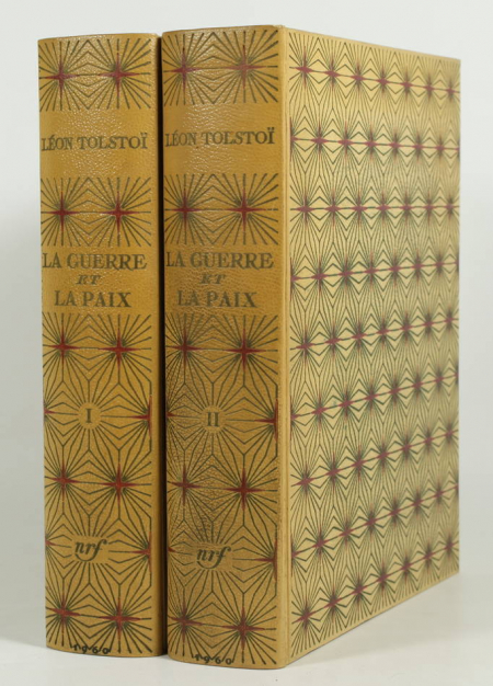 TOLSTOI - La guerre et la paix 1960 - Edy Legrand - 2 volumes - cartonnage Bonet - Photo 0, livre rare du XXe siècle
