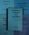 Jacques VINCENT - Généalogies familiales du Mâconnais - 5 fascicules - Photo 0, livre rare du XXe siècle